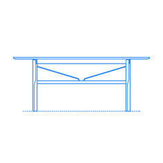 Furniture Dining Tables Ikea Slahult Dalshult Table Tracing Svg Vector, Free Vectors File